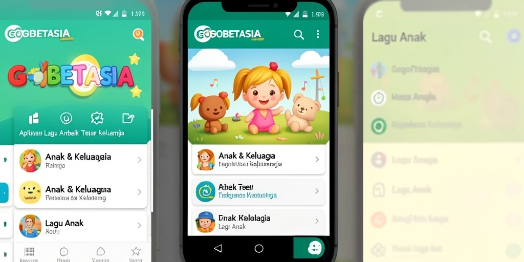 Tampilan antarmuka GOBETASIA yang menarik dan ramah anak.