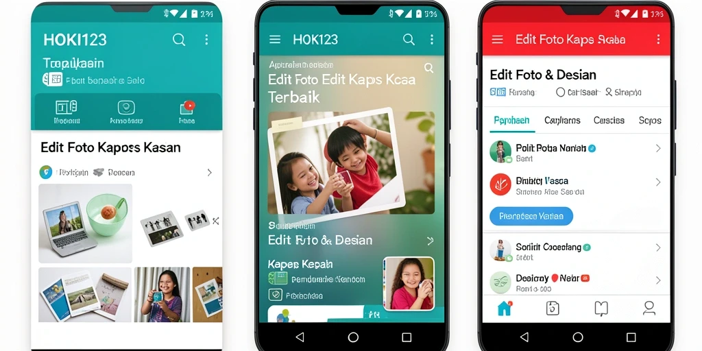 Antarmuka HOKI123 untuk edit foto kertas kaca yang menarik.