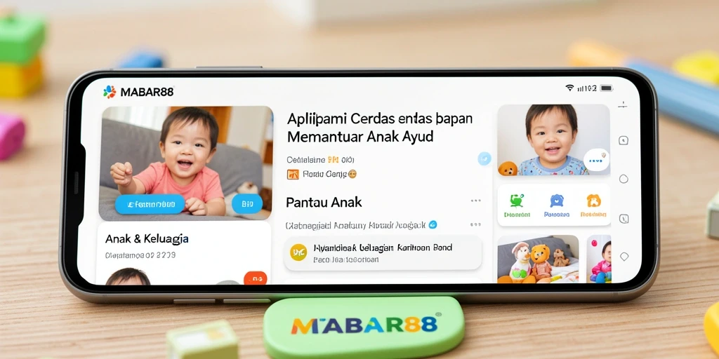 Antarmuka MABAR88 yang intuitif untuk memantau anak.